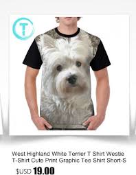 West Highland White Terrier T Shirt Westie T Shirt Cute