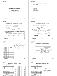 * whenever the sequence 1101 occurs, output goes high. Sequence Detector Application Examples Digital Electronics Electronic Engineering