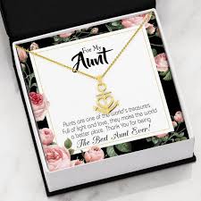 Choose between silver, white gold, yellow gold, and rose gold, and even add a. Express Your Love Gifts Best Aunt Ever Aunt Gift Aunt Anchor Necklace Stainless Steel Best Aunt Ever Pendant Walmart Com Walmart Com
