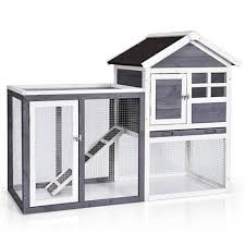 Check spelling or type a new query. Costway Wooden Chicken Coop Outdoor Indoor Small Rabbit Hutch W Run Red Natural Grey Target