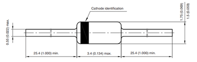 I can't seem to find a source for it. 1n4148 Diode Pinout Equivalents Characteristics Datasheet