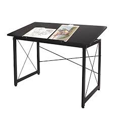 47 Adjustable Drafting Table Art And Craft Drawing Folding Desk Reading Writing Work Station Black Art Table Folding Desk Drafting Table