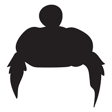 Man Bun Hair Silhouette Ad Affiliate Ad Bun Hair Silhouette Man Digital Illustration Tutorial Silhouette Bun Hairstyles
