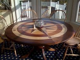 Custom Made Compass Rose Table Lake House Interior Table Lake House Kitchen