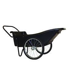 Garden carts seem to be a little smaller, and they're more stable. Polar 10 Cu Ft Poly Dump Cart Lowes Com Wheelbarrow Utility Cart Dump Cart