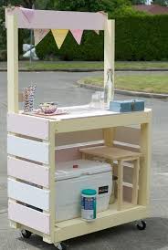 Diy Rolling Lemonade Stand Satsuma Designs Diy Lemonade Stand Kids Lemonade Stands Diy Lemonade