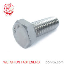 Ss304 Din933 Bolt Metric M6x30 Hex Head Screw Full Thread