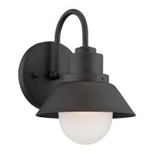 Acclaim Lighting Astro 1 Light Matte Black Wall Lantern Sconce 4712bk The Home Depot Outdoor Wall Mounted Lighting Black Wall Lights Outdoor Light Fixtures