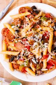 Then pour the egg mixture over the spinach, sausage and mushrooms. Italian Sausage Pasta With Vegetables Julia S Album