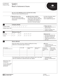 Approval of the authority to issue shares. Sh01 Fill Online Printable Fillable Blank Pdffiller