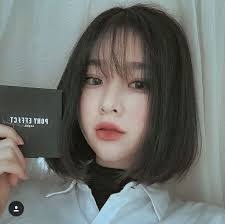 Image Result For Short Hair Wispy Bangs Asian Short Hair With Bangs Short Hair Korea Short Hair Problems