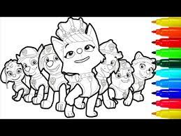 Chase, marshall, zuma, skye, rubble, rocky, everest and ryder. Paw Patrol Zuma Rubble Marshall Rocky Skye Everest Coloring Pages With Colored Markers Youtube