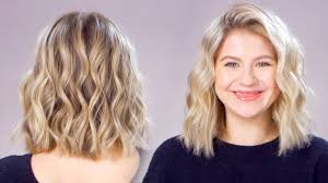 Wavy hairs further have different types and styles which make hairs more chic and trendy. Updated Beachy Waves Short Hair Tutorial Youtube