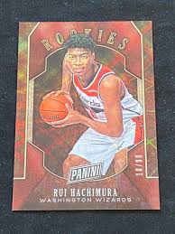 We sell graded and raw: Lot 18 99 2019 20 Panini Black Friday Future Frames Rui Hachimura Rookie Rc8 Basketball Card Numbered 99