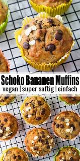 Schoko Bananen Muffins Rezept Mit Bildern Bananen Muffins Schoko Bananen Muffins Lecker