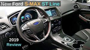 Das feste panoramadach sorgt für ein helles und luftiges interieur. New Ford S Max St Line 2019 Review Interior Exterior Youtube