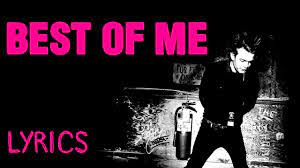 Em it's all that i can say you mean so much. Sum 41 Best Of Me Lyrics Youtube