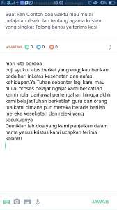 Doa Belajar Kristen Singkat