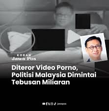 Setidaknya 10 politisi Malaysia mengaku menjadi korban teror video porno  palsu yang dibuat dengan bantuan akal imitasi (AI). Mereka diminta mengirim  sejumlah uang lewat QR Code yang disertakan dalam email yang berisi