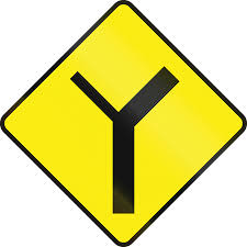 Maybe you would like to learn more about one of these? Canadian Road Warning Sign 3 Way Intersection Ahead This Sign Stock Photo Picture And Royalty Free Image Image 45622768
