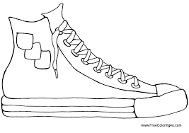 Free printable shoe coloring pages. Shoes Coloring Pages Print Coloring Home