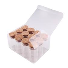 Featuring a natural bamboo lid and transparent glass bottom. 12pcs 25ml Transparent Glass Storage Jar Tank Sealed Cans Food Flower Tea Dried Fruit Grains Storage Container Storage Bottles Jars Aliexpress