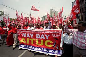 Image result for MAY DAY IN INDIA PHOTOS