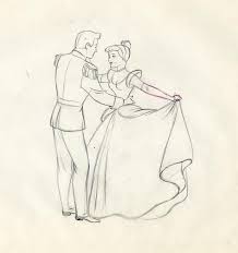 Drawing Of Cinderella And Prince Charming Disney Artwork Disney Sketches Disney Doodles