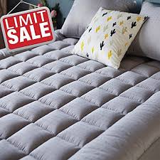 Mattress Pad Cover Queen Size Cooling Mattress Topper With Thick Cotton 8 21 Inch Deep Pocket Quilted Fitted Pillowtop By Sonoro Kate All4hiking Com Queen Mattress Size Mattress Pad Cover Best Mattress