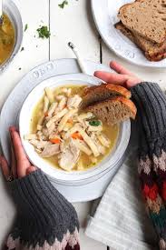 This homemade chicken noodle soup is an easy & comforting family meal. Classic Chicken Noodle Soup With Reames Noodles Season Thyme