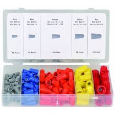 158 piece wire connector assortment amazon co uk diy tools