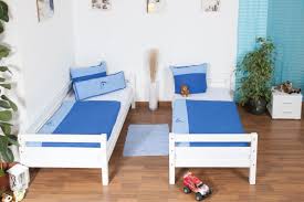 Balkenbett bett uni fichte massiv geölt, in 4 grössen lieferbar. Weisses Kinder Etagenbett Buche Massiv 90x200 Cm Teilbar Auf 2 Betten