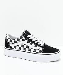 The pavement, alternately black and white, symbolizes, whether so intended or not, the good and evil principals of the egyptian and persian creed. Shopping Black White Checkered Vans