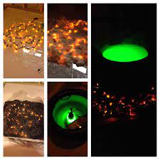 Today My Dad And I Finished Our Witch Cauldron Project What Do You Think Halloween Fairy Halloween Outdoor Decorations Halloween Deco