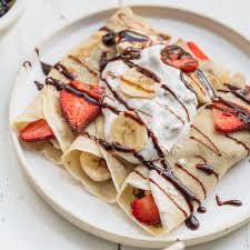 Classic Vegan French Crepes Easy 5 Ingredients Sweet Simple Vegan Recipe Sweet Crepes Vegan Crepes Vegan Breakfast Recipes