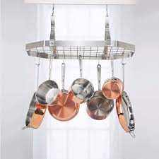 S hooks to hang kitchen tools, pots and pans etc. The 10 Best Pot Racks Of 2021