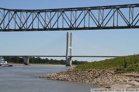 Industrial History: US-82+278 1940+2010 Bridges over Mississippi River near  Greenville, MS