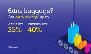 Prepaid baggage is subject to the airline's terms and conditions of checked baggage. Excess Baggage