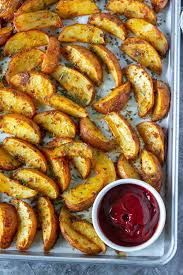 Cajun Oven Baked Potato Wedges Are Incredibly Delicious They Have The Best Cajun Flavo In 2020 Potato Wedges Baked Baked Potato Wedges Recipe Baked Potato Wedges Oven