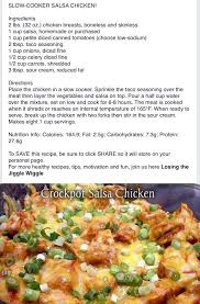 Crock Pot Salsa Chicken Slow Cooker Salsa Chicken Slow Cooker Salsa Recipes