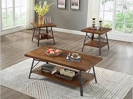 Try to have a thin paint, as if the paint it's too thick you will have brush marks left on the surface. 3 Pc Distressed Wooden Coffee Table Ameublement Beaubien Magasin De Meubles A Montreal