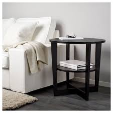 Ikea Vejmon Table D Appoint Brun Noir Mobilier De Salon Table D Appoint Et Meubles En Teck