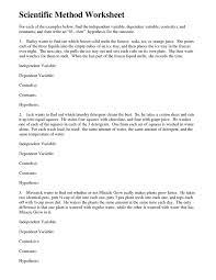 Collection Of Independent And Dependent Variables Worksheet Download Them And Try T Scientific Method Worksheet Scientific Method Scientific Method Questions