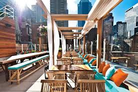 Haven Rooftop Restaurant Dachrestaurant Pergola Und Hotel New York