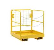 Forklift Basket 36x36" Safety Cage, 1200lbs Load, Foldable - Aerial Tasks  Forklift Cage Work Platform
