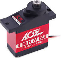 AGFRC Sub-Micro Servo Motor - Upgrade Metal Case Titanium Gear 4.5kg HV  Mini Servo for 1/14 1/18 1/24 RC Cars Planes (B13DLM V2)