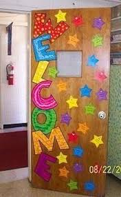 Deco De Porte De Rentree Le Petit Cartable De Sanleane Decoration Porte De Classe Decor Salle De Classe Decoration Classe