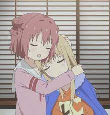 Hug Anime Gif Friends Hug Cuddle Gif Hug Cuddle Comfort Discover Gifs Anime Hug Friend Anime Cute Hug hug cuddle gif hug cuddle comfort