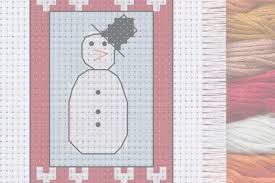 Follow along with the pattern and see how easy it is to create a cool and unexpected afghan. Free Snowman Cross Stitch Advent Calendar Pattern Craft With Cartwright