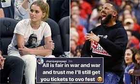 Drake Fires Back At Daughter Of Bucks Owner After She Trolled Him With Pusha T T Shirt Daily Mail Online
